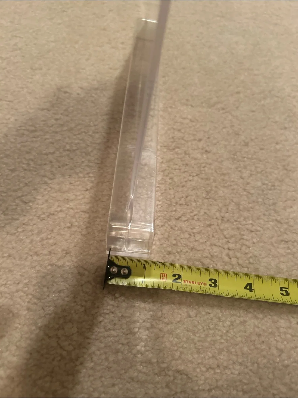 Clear Acrylic Shelf Divider for Closet Organization - Transparent